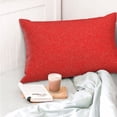 thumbnail image 4 of Fotbe Red Glitter Funda de Almohada Decorativa Estilo Occidental, Lujo en Algodón, Fundas para Almohadas King, Cojín Estampado para Decoración del Hogar-20"x30", 4 of 6