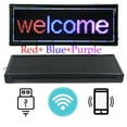 thumbnail image 2 of 40"X15" 3-Color Wifi USB LED Light Sign Programmable Scrolling Sign High Resolution, 2 of 14