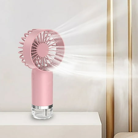 

MARCUVMK Handheld Spray Fan Mini Ice Handheld Fan Silent and Low Noise Three Speed Adjustment 1pc Electronics Accessories