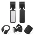 thumbnail image 3 of Unique Bargains 1 Pc Portable Luggage Tag for Travelling Black Polyurethane, 3 of 5