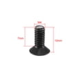 thumbnail image 2 of Tornillos de cabeza avellanada de socket hexagonal métrico M4 x 10 mm negros 100 PCS, 2 of 2