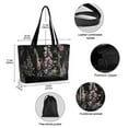 thumbnail image 2 of FORMRS Laptop Tote Bag for Women with 15.6" Computer Compartments Handbag, Dark Flowers Pattern, 2 of 7