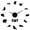 Black, variant on American Shorthair Frameless Wall Clock Stickers, DIY Modern Decorative Clocks for Living Room, Bedroom, Office - Easy to Install, Large 3D Clock Design (Silver,27in)
