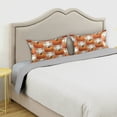 thumbnail image 3 of Satin Pillowcase Envelope Closure Pillow Cover Wrinkle-Resistant & Vibrant Print Halloween-themed Pumpkins, 3 of 7