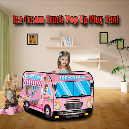 Iuhan Ice Cream Truck Popping Children's Tent Candy Car Carrying Handbag Toy