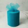 thumbnail image 4 of Craft And Party- Turquoise 6" x 200 yards Tulle Roll Fabric Spool - Tutu Wedding Gift Craft Bow Decoration, 4 of 5