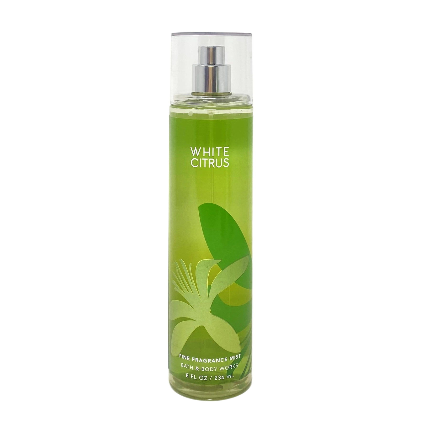 Bath and Body Works White Citrus Fine Fragrance Mist and Body Cream Bundle - Full Size