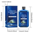 thumbnail image 2 of Oefntac Aquarium Water Clarifier 100ml Fast Acting Fish Tank Treatment Clears Cloudy Water Safe Formula Enhancing Visibility for Fresh Saltwater Tanks, 2 of 7