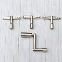 FUEENIRVA 4Pcs Slotted Drum Key Metal for Drum Set Tuning in Performance