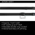 thumbnail image 4 of Action ACN11 1x1 Ballistic Hard Pool Cue Case Billiard Stick Bag Billiards Cues, 4 of 8