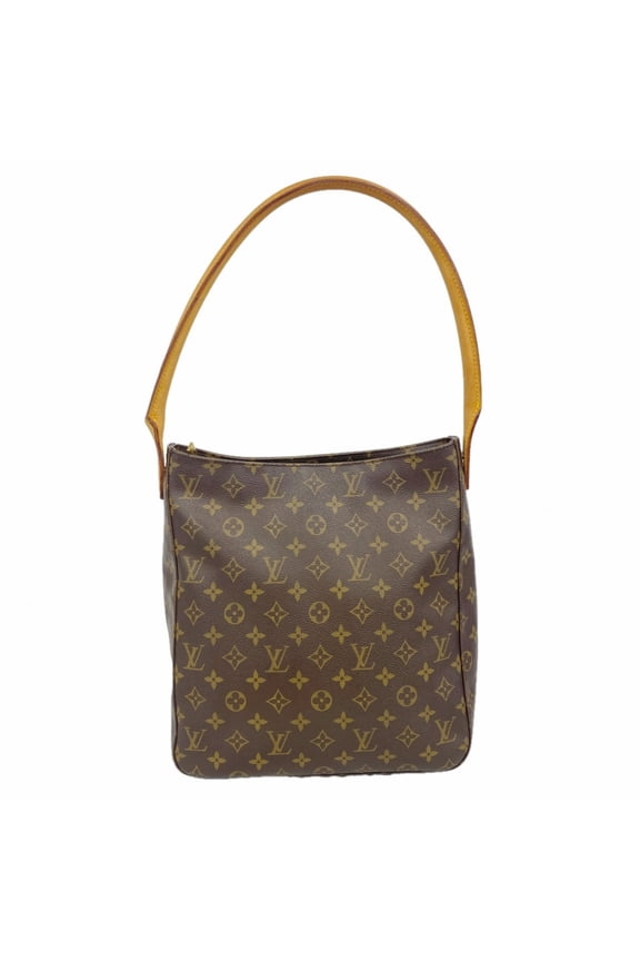 Pre-Owned Louis Vuitton Monogram Looping GM Shoulder Bag M51145 Brown Women's
