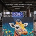thumbnail image 3 of Bathroom Scale, Highly Accurate Digital Body Scale,Precisely Measures Weight up to 400 lbs-Happy Giraffe With Colorful Background, 3 of 4