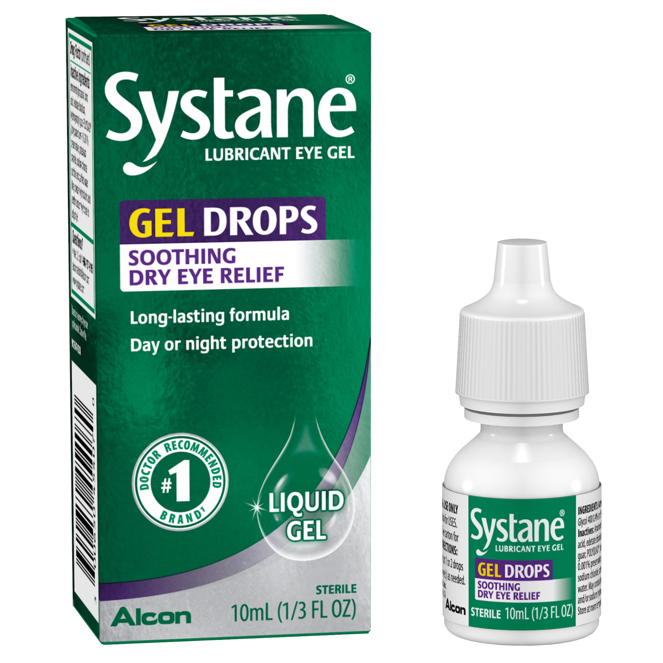 Systane Dry Eye Care Lubricant Eye Gel Drops, 10 ml