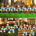 thumbnail image 6 of 10 LED 7-Color Changing Solar Rose Flower Lights Garden Decorations Outdoor Waterproof Decorative Stake Lights for Patio Pathway Yard Lawn Decor(2 PCS Blue), 6 of 15