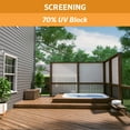 thumbnail image 2 of Coolaroo Shade Fabric Roll 70% UV Block, 6x50'; Stone, 2 of 5