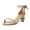Gold, variant on XYD Women Sparkling Open Toe Tie Up Ankle Strap Sandals Crystal Block Short Heel Wedding Prom Shoes Size 7 Pink