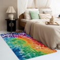 thumbnail image 3 of Tie Dye Rugs for Girls Room - Washable Rugs Tie Dye Rug & Home Decor, 3x5 Area Rug, Psychedelic Tie Dyed Rugs for Entryway, Non Slip Low Pile Small Indoor Door Mat, Rainbow Colorful Carpet, 3 of 7