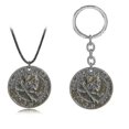 thumbnail image 1 of llaveros de collar Uncharted en oro antiguo. Código de producto 35230, 1 of 4