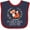 Navy and Red, variant on Inktastic My Aunt and Uncle Love Me Fox for Niece Girls Baby Bib