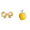 thumbnail image 1 of Asa de mueble,Tirador de latón con forma de lazo para muebles o armario,figura artística,Escultura de fruta de porcelana,decoración para el hogar,Estatua de fruta,adorno decorativo,figura de, 1 of 8