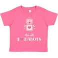 thumbnail image 3 of Inktastic Robotics I Love Robots Girls Girls Toddler T-Shirt, 3 of 5