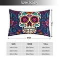 thumbnail image 2 of Yiaed Dead Day Party Print Brushed Microfiber Envelope Pillowcases, Standard,Envelope Closure Pillow Cases(No pillow core)-20"x30", 2 of 6
