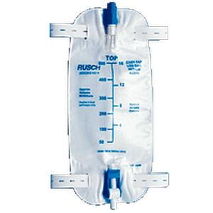 Leg Drainage Bag - Easy Tap Urinary Leg Bag Anti-Reflux Valve, 19 oz, Vinyl, 1 Count