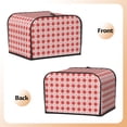 thumbnail image 3 of Pofeuu Checkered Christmas With Snowflakes Print Toaster Cover 4 Slice, Bread Dust Cover & Fingerprint Protection, Kitchen Small Appliance Covers(Toaster Cover), 3 of 7