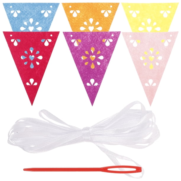 1 Juego de decoración de Fiesta mexicana, cartel de Fiesta, bandera colgante del Día de los muertos