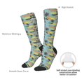 thumbnail image 4 of Bingfone Hawaiian Style Print Compression Socks for Women and Men Long Socks for Running Athletic Cycling Nurse, 4 of 6