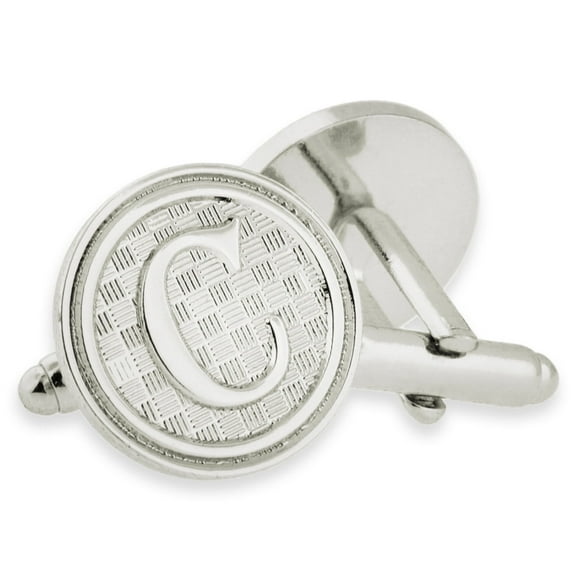 PinMart's Letter C Cufflink Set