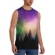 thumbnail image 2 of Balery Northern Lights Camisetas sin mangas para hombre, absorbe la humedad y protege contra el mal olor.-Medium, 2 of 7