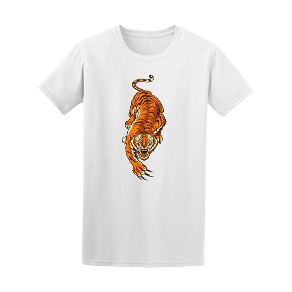 Crouching Tiger Cartoon Tee Men's -Image by Shutterstock