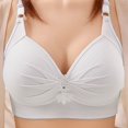 thumbnail image 6 of Sweet Home Farm Full Coverage Bras for Women Underwear Large Size Brater Buckle Deep V Neck Vest Bralette Wireless Seamless Front Closure Bras, 6 of 8