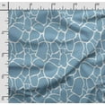 thumbnail image 2 of Soimoi Animal Skin Print,Cotton Poplin Sewing Fabric Sold By The Yard- 42 Inch Widesewing Craft Quilting/ Quilt Making Fabric - Blue, 2 of 5