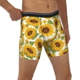 thumbnail image 5 of Sigee Sunflowers for Men's Boxer Briefs,Moisture Wicking and Breathable Large, 5 of 9