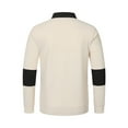 thumbnail image 5 of Fznquz Yellow Big and Tall Mens Polo Fall Winter Waffle Knit Long Sleeve Shirts Casual Button Collar Men's Fashion, 5 of 5