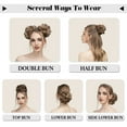 thumbnail image 5 of 1 PC Synthetic Hair Bun Extensions Messy Curly Elastic Hair Scrunchies Hairpieces Synthetic Chignon Donut Updo Hair Pieces for Women, 5 of 7