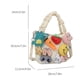 thumbnail image 2 of Bolso de hombro de lona para niñas bolsos cruzados informales de dibujos animados para mujeres regalos para niños, 2 of 9