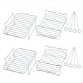 thumbnail image 1 of 2X Estante de Freidora de Aire para Cesta Doble, Accesorio de Freidora de Aire, Estante Multicapa, para Ninja Foodi DZ201 DZ40 Freidora de Aire de Cesta Doble, 1 of 8