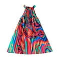 thumbnail image 1 of Yanlir Robe Imprimée à Manches Volantées pour Filles, Col Rond, Robe d'Été Décontractée, Mignonne Tenue de Jeu à Col Rond, Ensemble de Vêtements pour Enfants Léger Longueur Genou (Multicolore, 7 Ans), 1 of 9