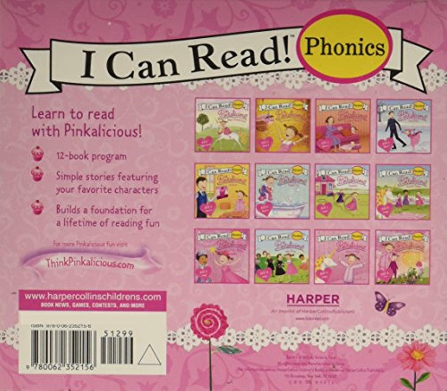 My First I Can Read: Pinkalicious 12-Book Phonics Fun! : Includes 12  Mini-Books Featuring Short and Long Vowel Sounds (Paperback) - Walmart.com