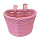 thumbnail image 1 of Canasta frontal para bicicletas para niños para transportar artículos con correas Rosa, 1 of 9