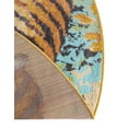 thumbnail image 5 of Unique Loom Whimsy Kids Collection Area Rug - Tigger (6' 1" Round Multi/Black), 5 of 9