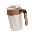 thumbnail image 4 of Taza mezcladora eléctrica para leche, jugo, café, limonada, té, taza de café con agitación automática marrón, 4 of 9