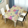 thumbnail image 4 of Yayeee Tablecloths 60" x 90" Rectangle Wrinkle Resistant Party Table Cover, Neon Skates, 4 of 8