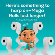 Angel Soft 79414 2-Ply Bath Tissue, 320 Sheets Per Mega Roll, 8-Roll Pack - Quantity 8