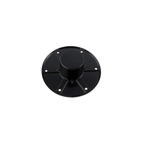 Round Flush Mount Pedesta - Black