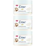 Dove Exfoliating Body Polish Crushed Macadamia & Rice Milk, 10.5 Ounce (Pack of 3)