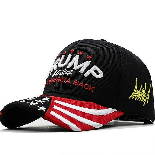 Embroidery Donald Trump 2024 Hat Usa Flag Great Again President Baseball Hats